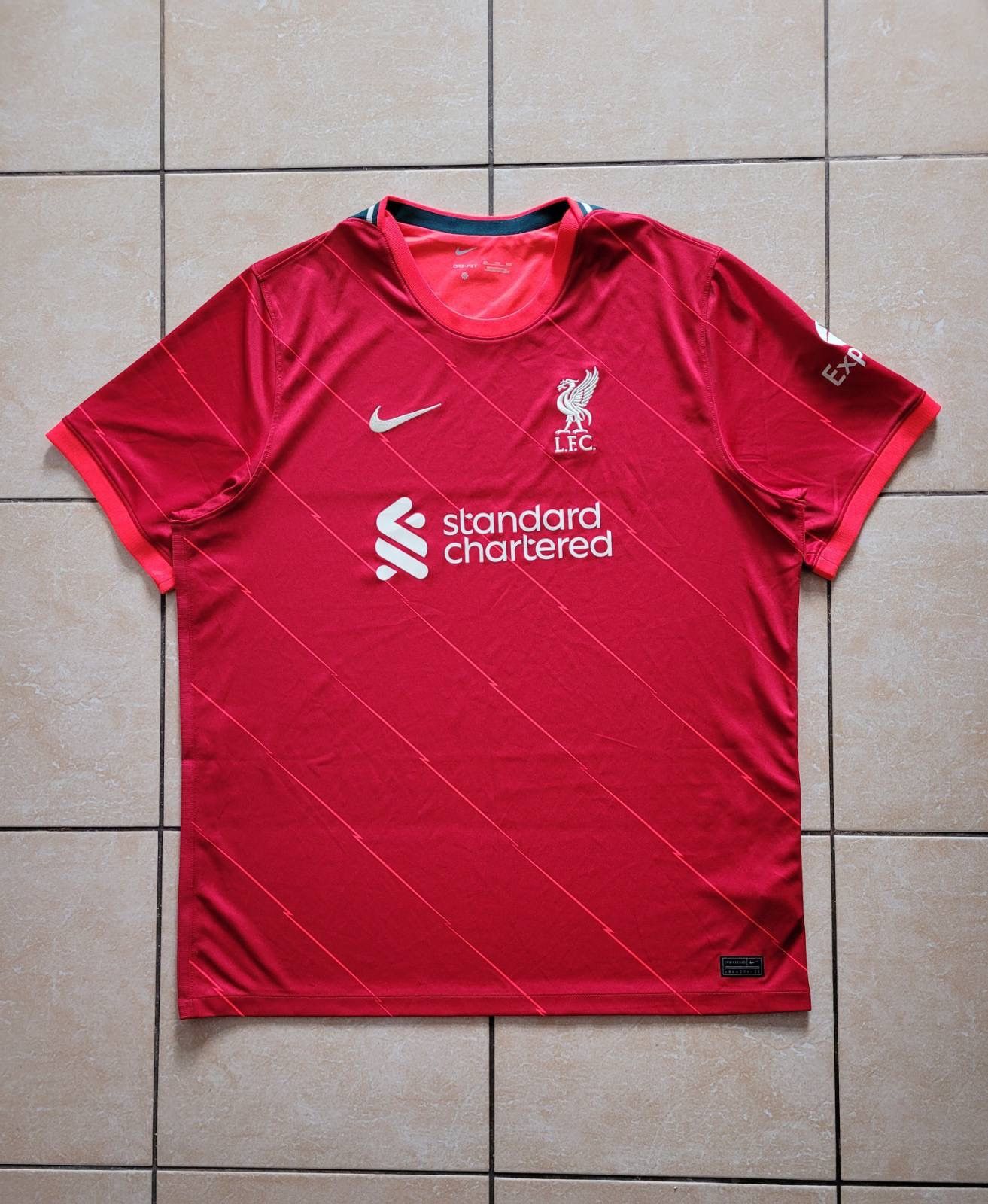 Nike Liverpool Nike 202122 stadium home kit soccer jersey Grailed