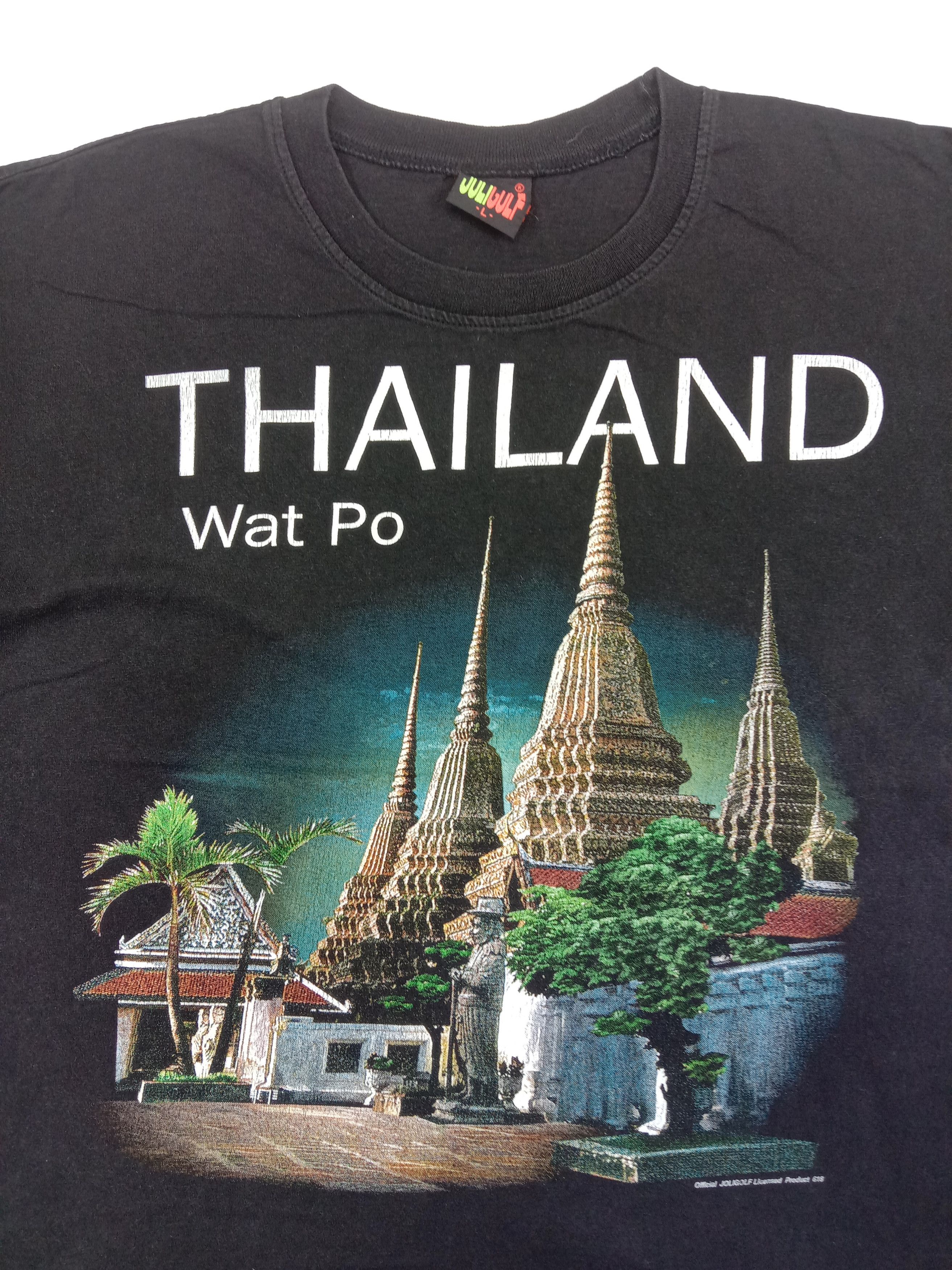 Vintage Vintage Joligolf Wat Po Buddhist Tample T Shirt Size US L / EU 52-54 / 3 - 2 Thumbnail