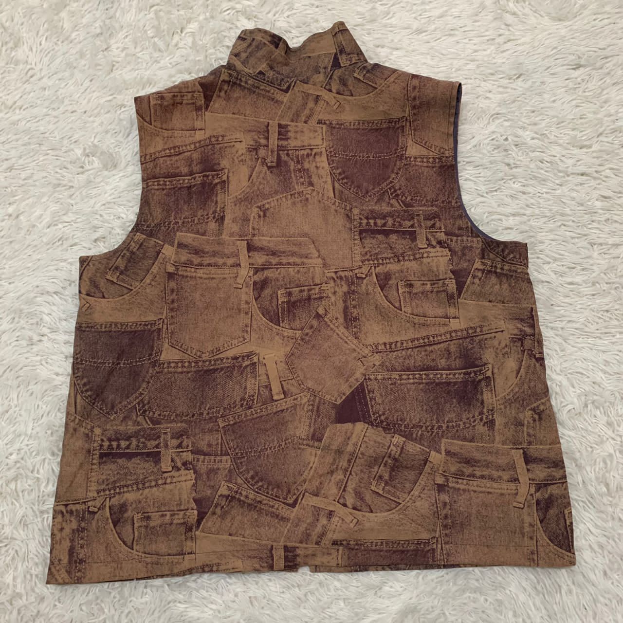 Art Comes First × Japanese Brand Cozy Printed Vest Size US M / EU 48-50 / 2 - 2 Thumbnail