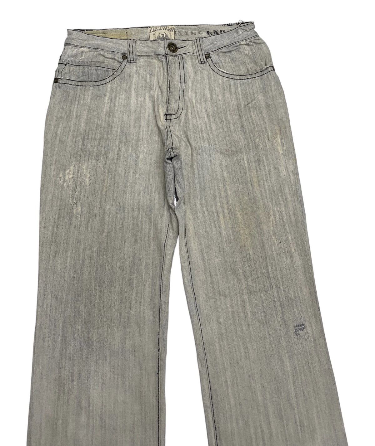 Kapital 🔥ZEN LAB STYLE DENIM LEGEND BAGGY DENIM JEANS Size US 32 / EU 48 - 4 Thumbnail