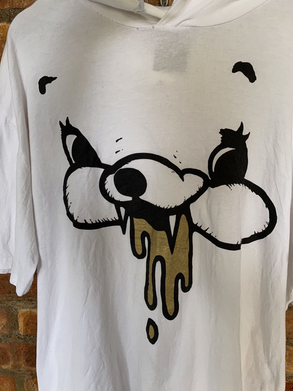 Japanese Brand 90s cyberpunk bear oversize light hoodie Size US L / EU 52-54 / 3 - 3 Thumbnail