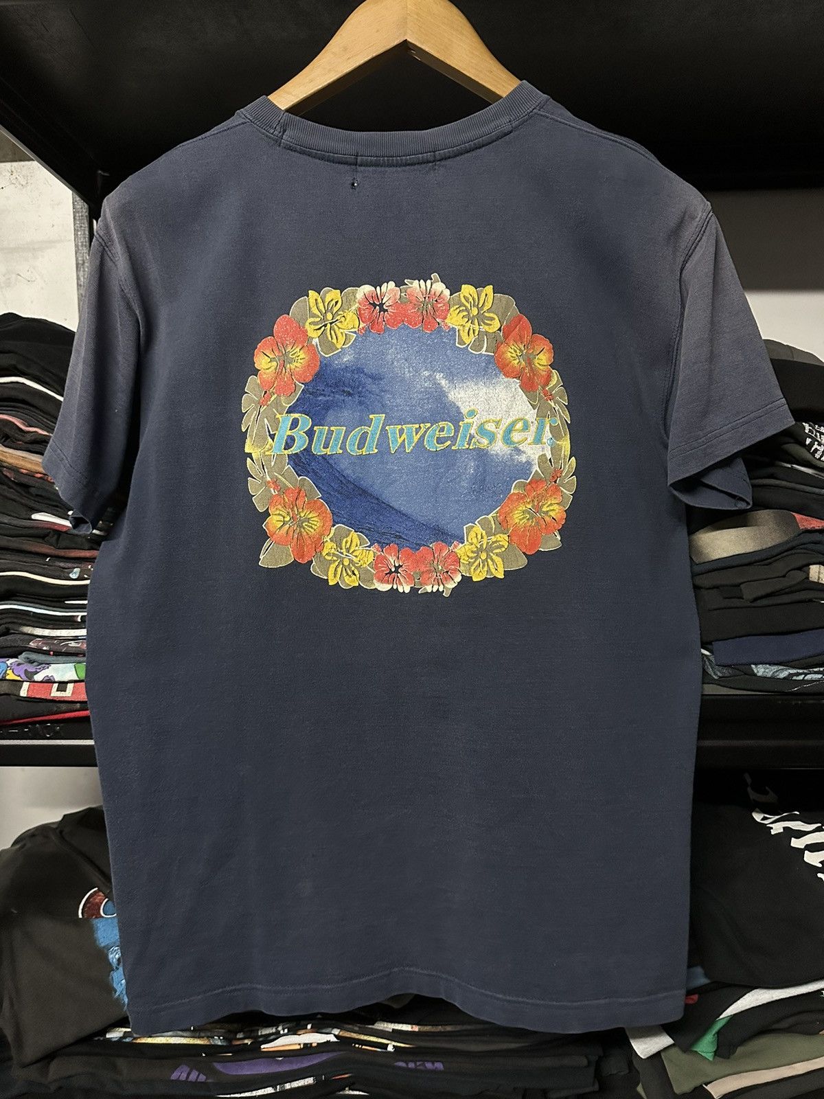 Vintage Budweiser Aloha Sun Faded Tee