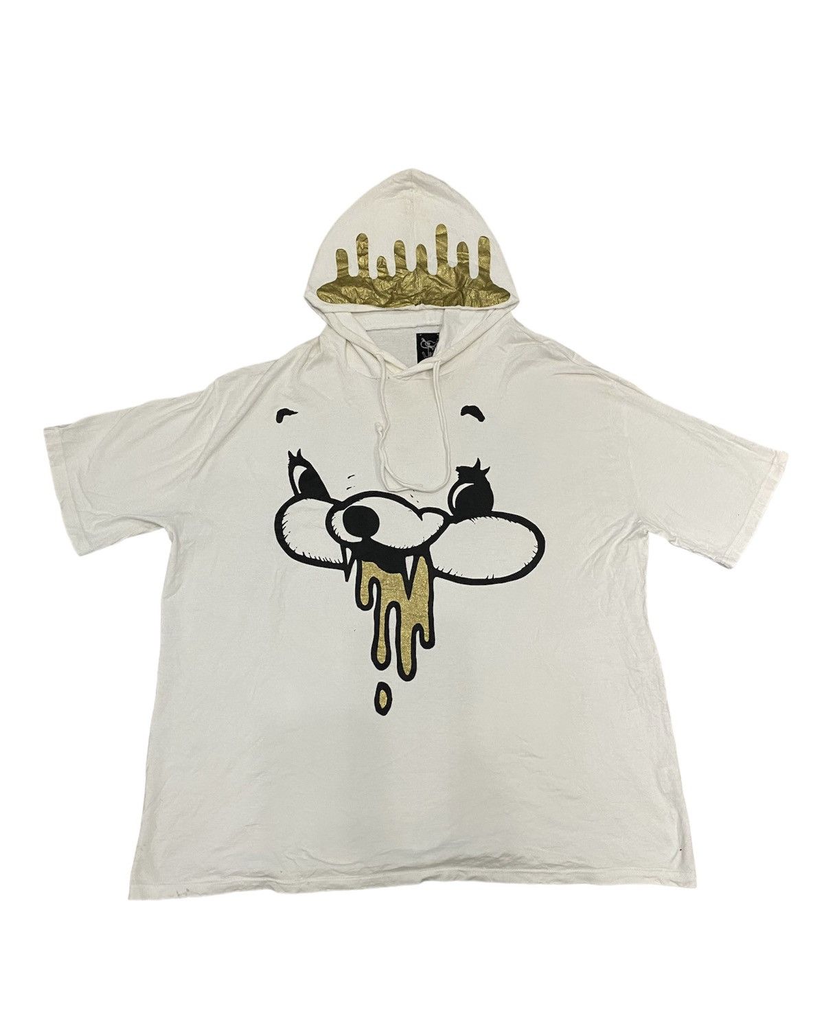 Japanese Brand 90s cyberpunk bear oversize light hoodie Size US L / EU 52-54 / 3 - 1 Thumbnail