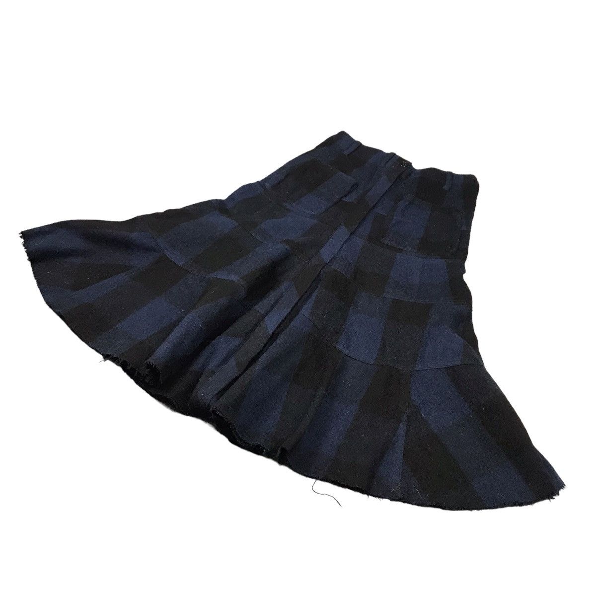 Comme des Garcons COMME DES GARÇONS WOOL FLANNEL ZIPPIER SKIRT PANTS Size US 30 / EU 46 - 1 Thumbnail