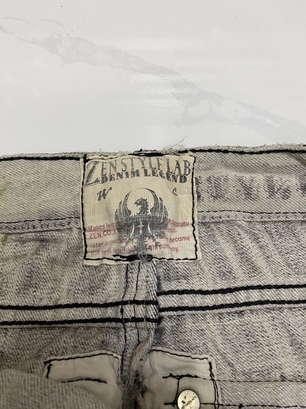 Kapital 🔥ZEN LAB STYLE DENIM LEGEND BAGGY DENIM JEANS Size US 32 / EU 48 - 9 Thumbnail