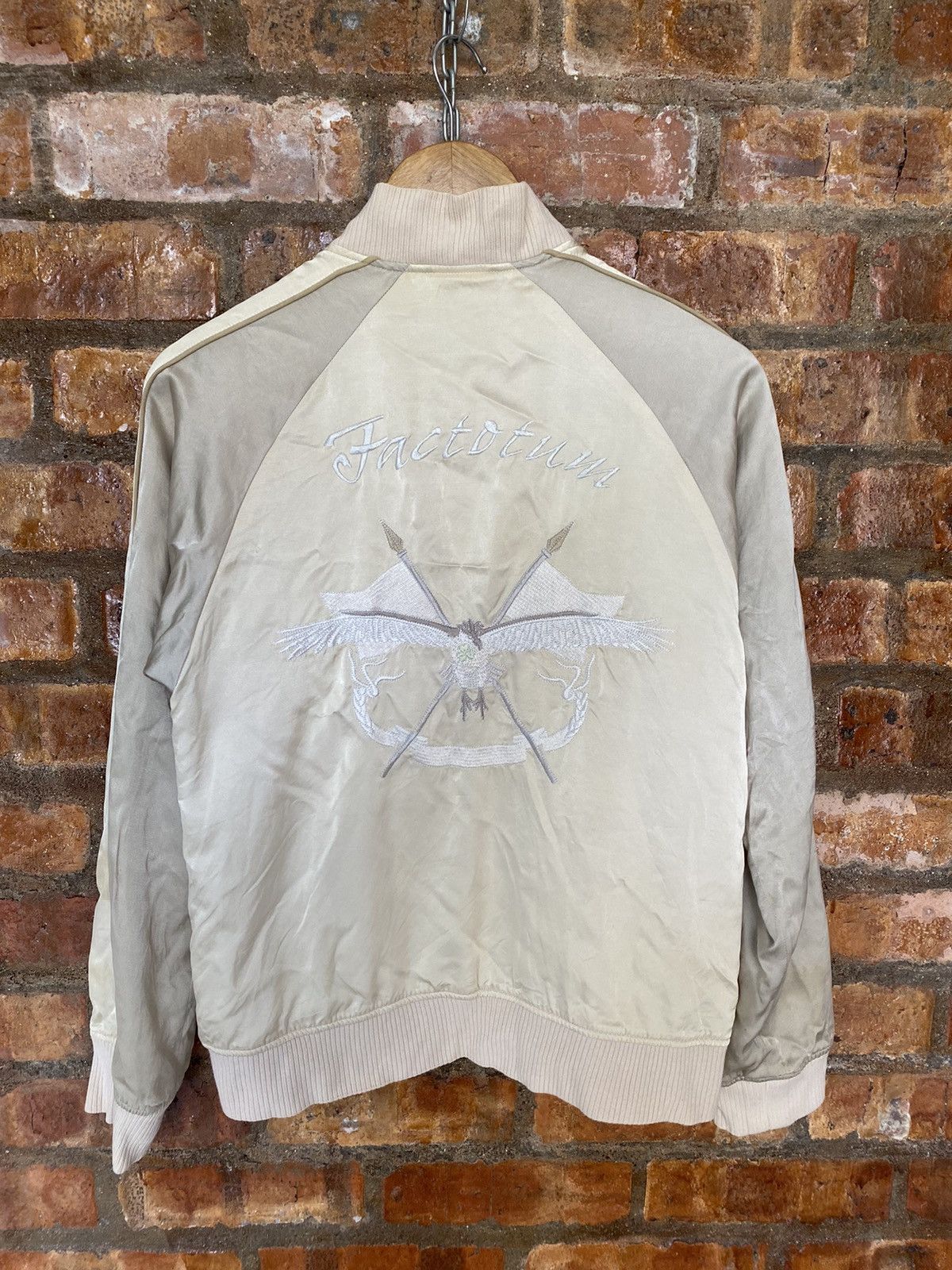FACTOTUM Vtg Eagle embroidered sukajan Jacket Size US XS / EU 42 / 0 - 2 Thumbnail