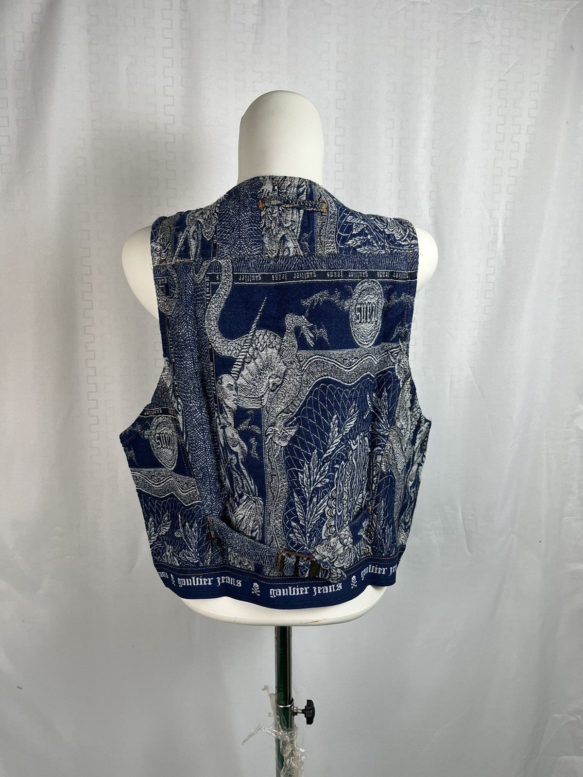 Jean Paul Gaultier ARCHIVE JEAN PAUL GAULTIER JEANS DRAGON VEST 