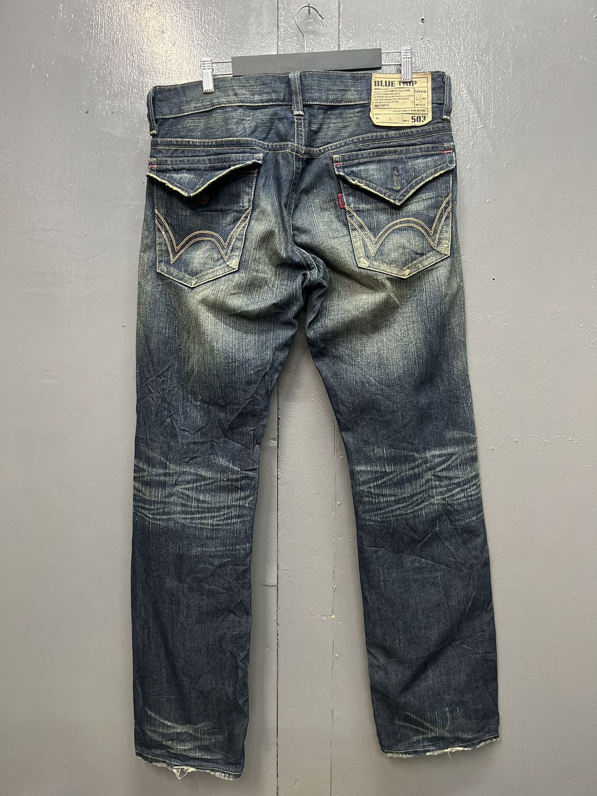Edwin VINTAGE EDWIN 503 DENIM JEANS DISTRESS SIZE 36 Size US 36 / EU 52 - 6 Thumbnail