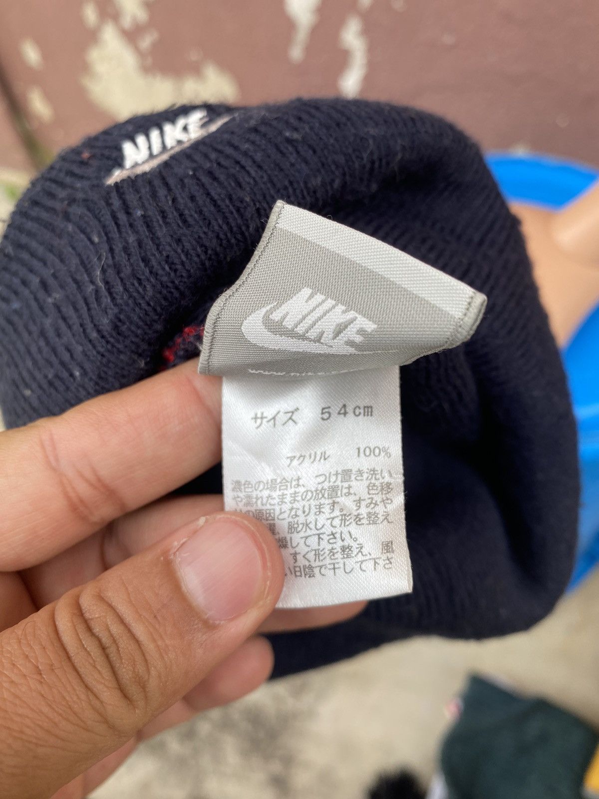 Nike Nike Stripe Center Logo Beanie Hat Size ONE SIZE - 5 Thumbnail
