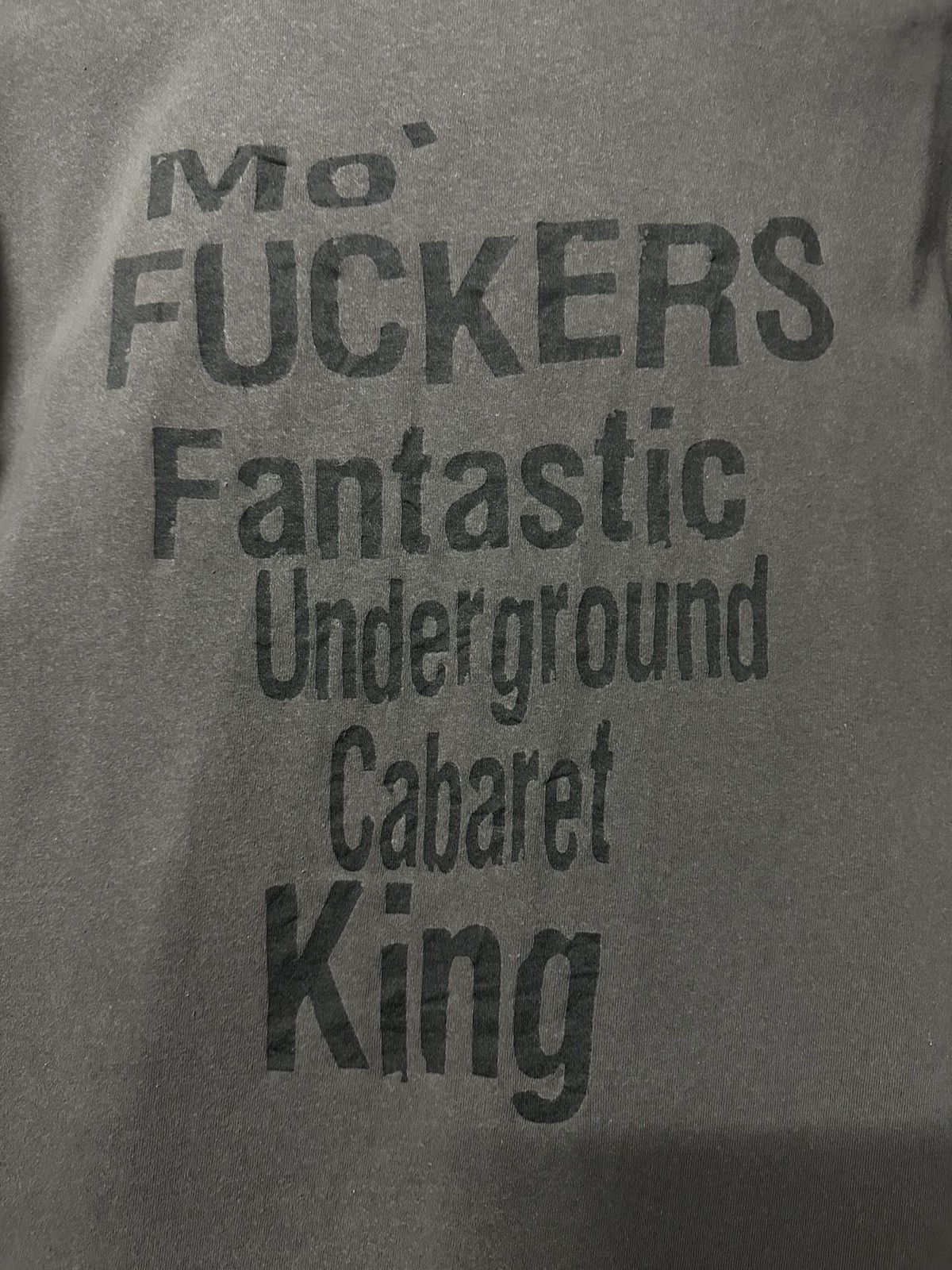 Band Tees Vintage 90s Mo Fuckers Fantastic Underground Cabaret King T Size US L / EU 52-54 / 3 - 3 Thumbnail