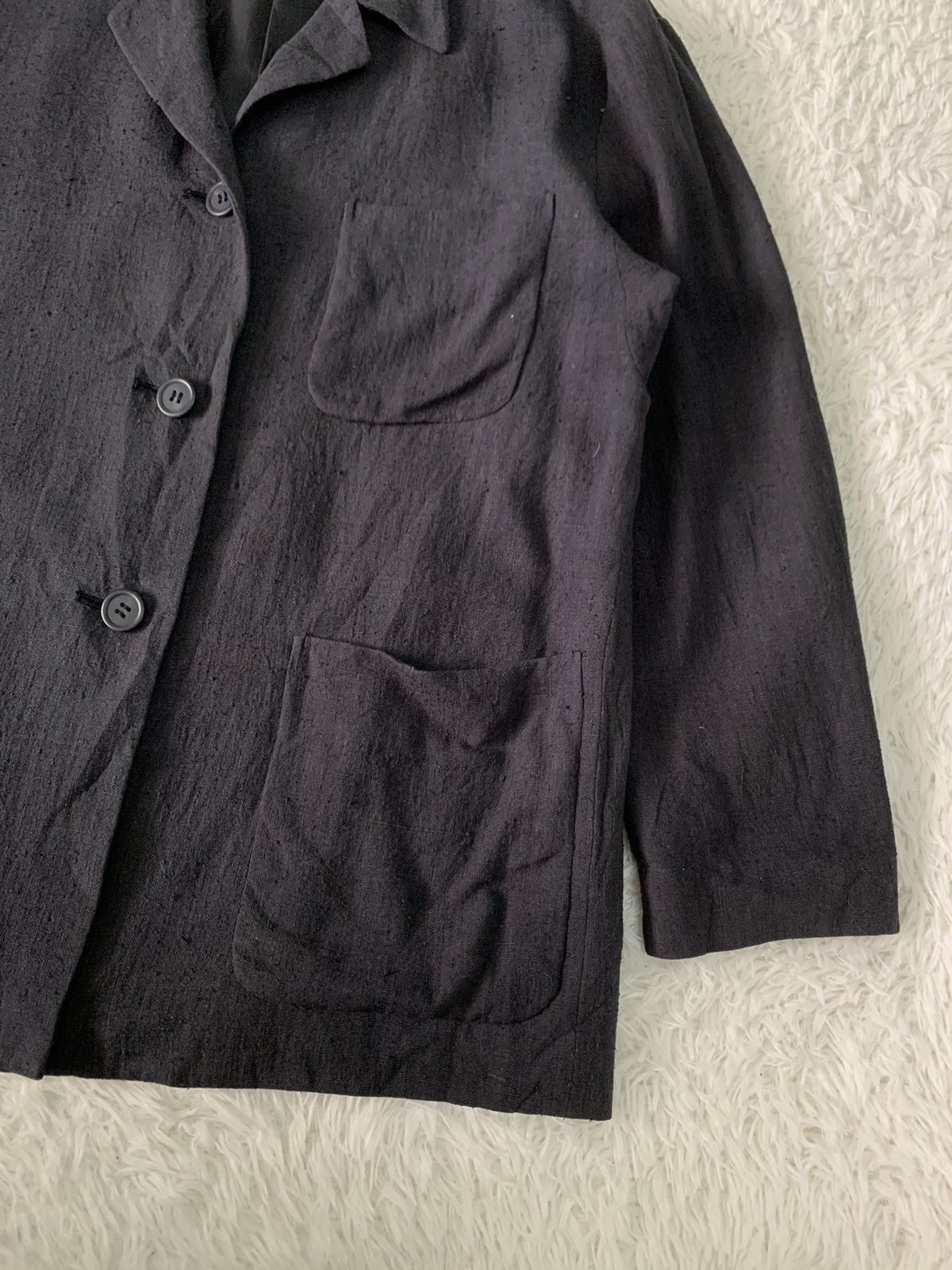 Issey Miyake Vtg Issey Miyake Permanente Silk 100% Jacket Size M / US 6-8 / IT 42-44 - 4 Thumbnail