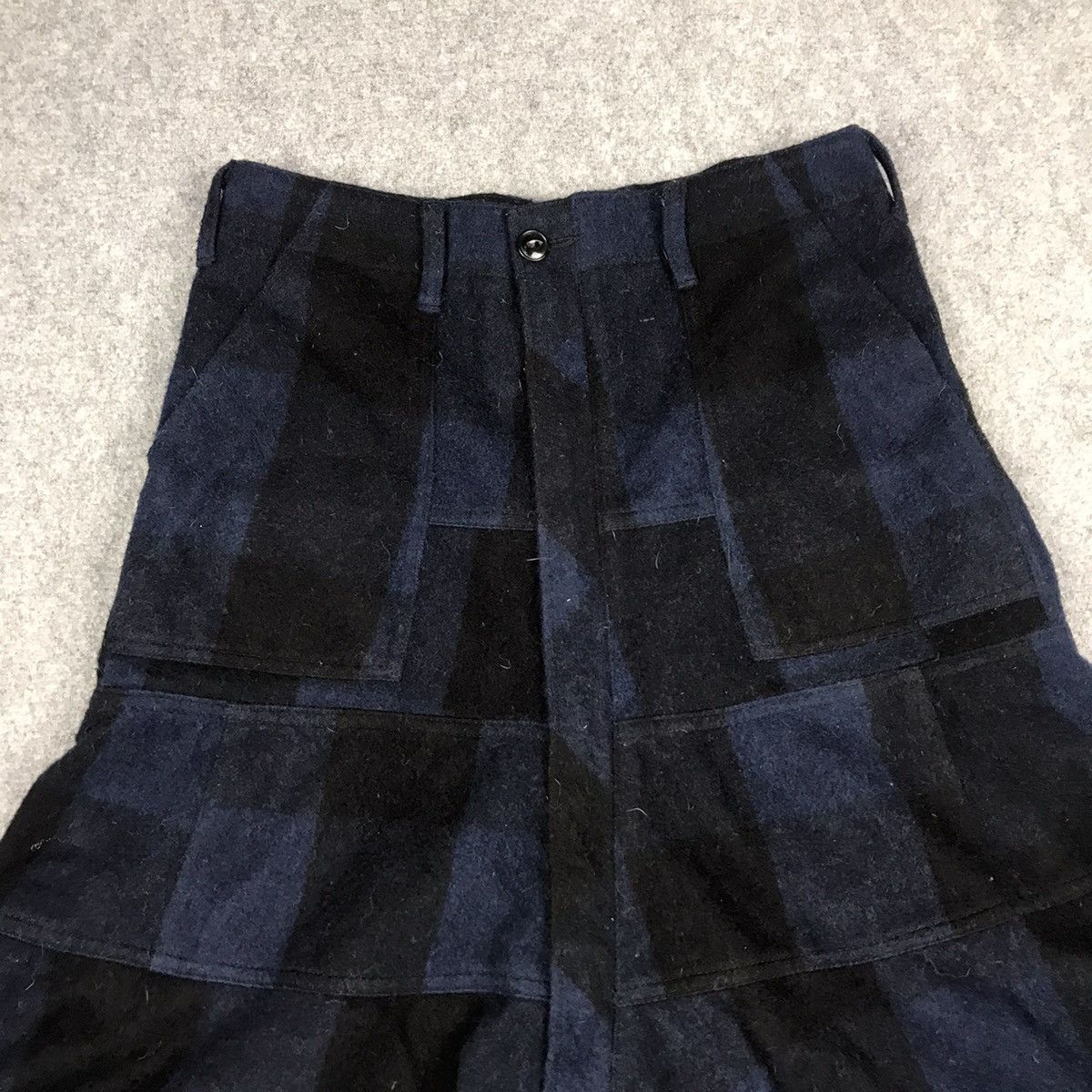 Comme des Garcons COMME DES GARÇONS WOOL FLANNEL ZIPPIER SKIRT PANTS Size US 30 / EU 46 - 10 Thumbnail