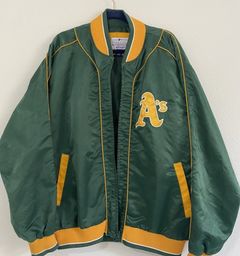 Vintage 1990's Starter Oakland Athletics Wool Varsity Jacket Sz. L