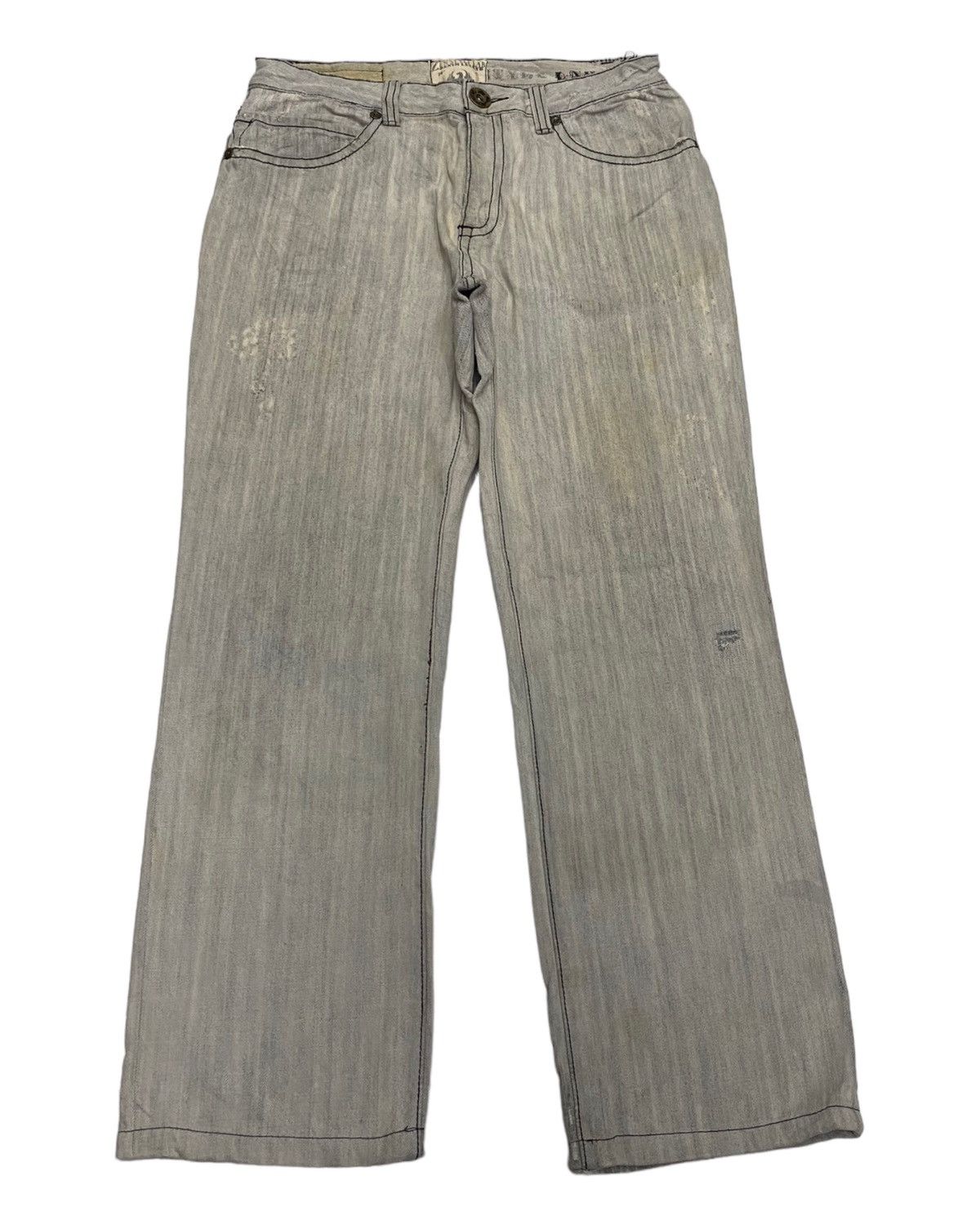 Kapital 🔥ZEN LAB STYLE DENIM LEGEND BAGGY DENIM JEANS Size US 32 / EU 48 - 2 Thumbnail