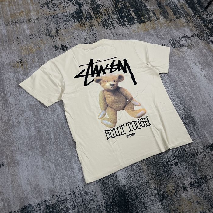 Stussy OG STUSSY BUILT TOUGH TEE PUTTY // L | Grailed