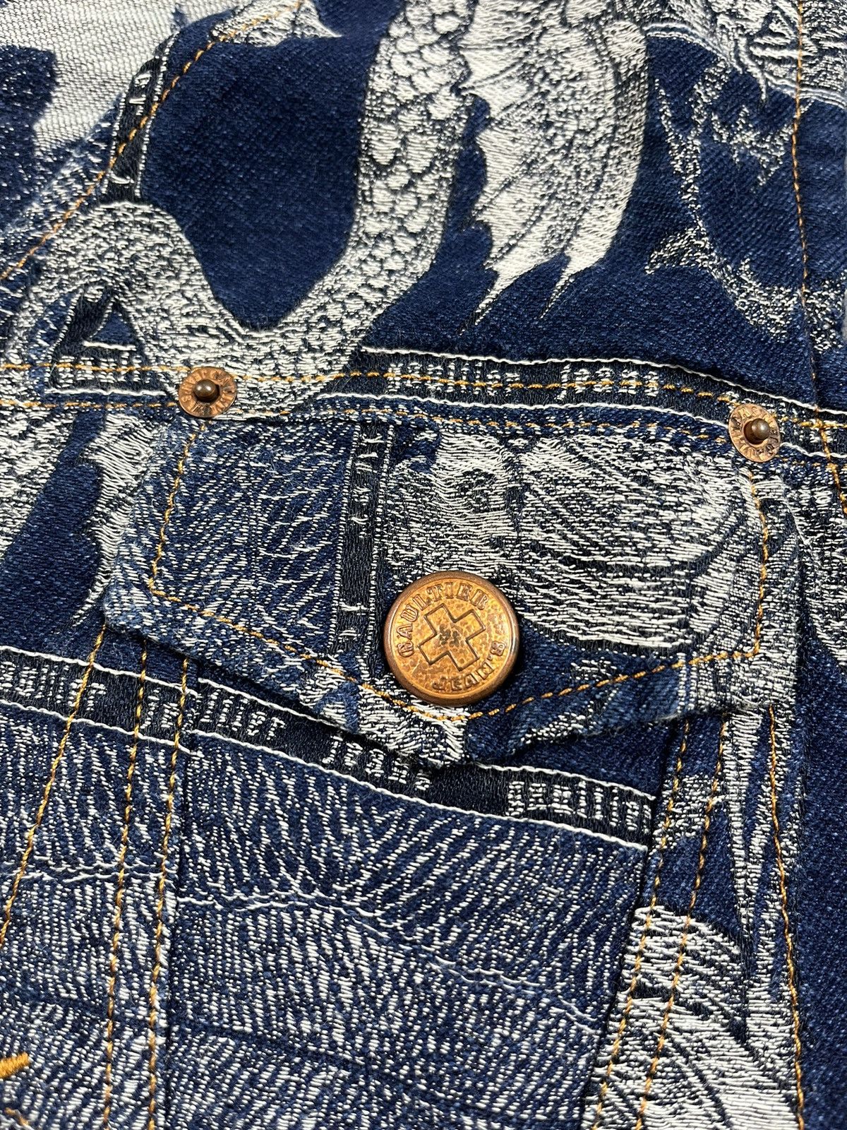Archive Jean Paul GAULTIER Denim Vest