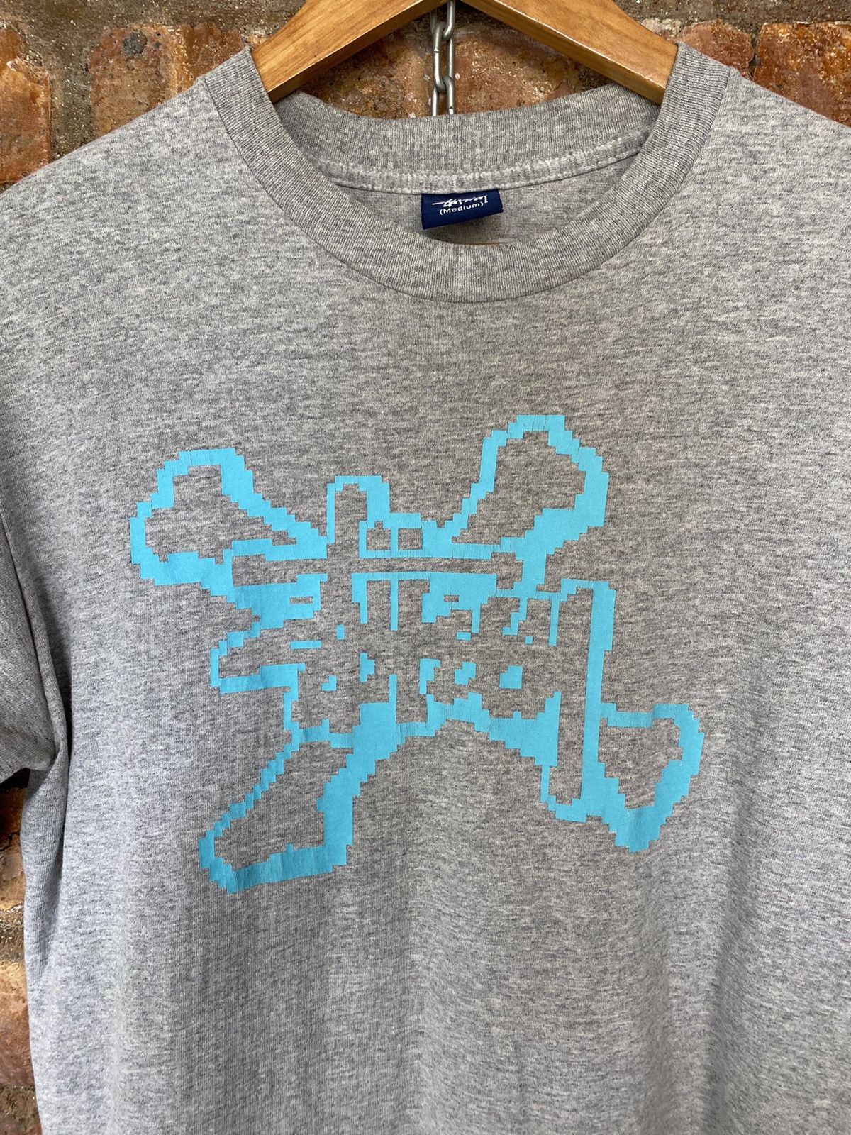 Stussy 2003 STUSSY DIGITAL LOGO cross bone TEE Size US M / EU 48-50 / 2 - 5 Thumbnail
