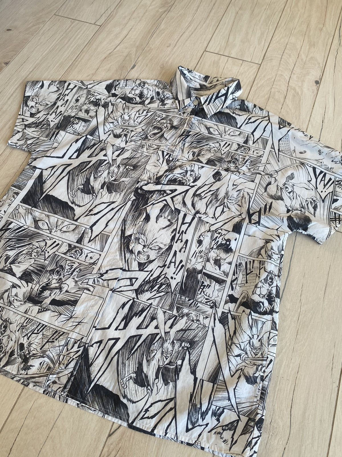 Alexander McQueen Sample! Alexander Mcqueen Anime All Over Printed Shirt Size US M / EU 48-50 / 2 - 5 Thumbnail
