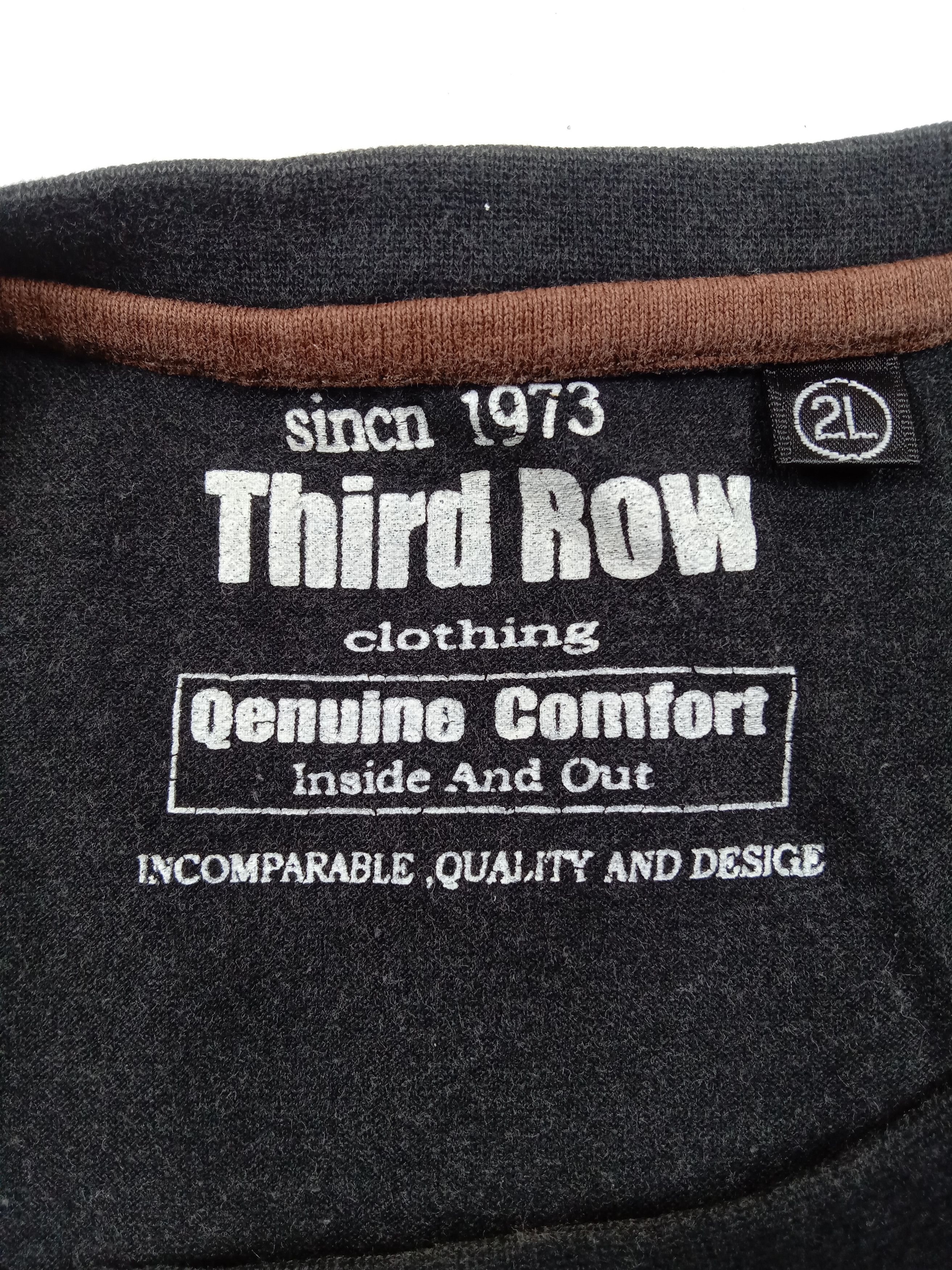 Japanese Brand Vintage Third Row Distinguished T Shirt Size US L / EU 52-54 / 3 - 6 Thumbnail