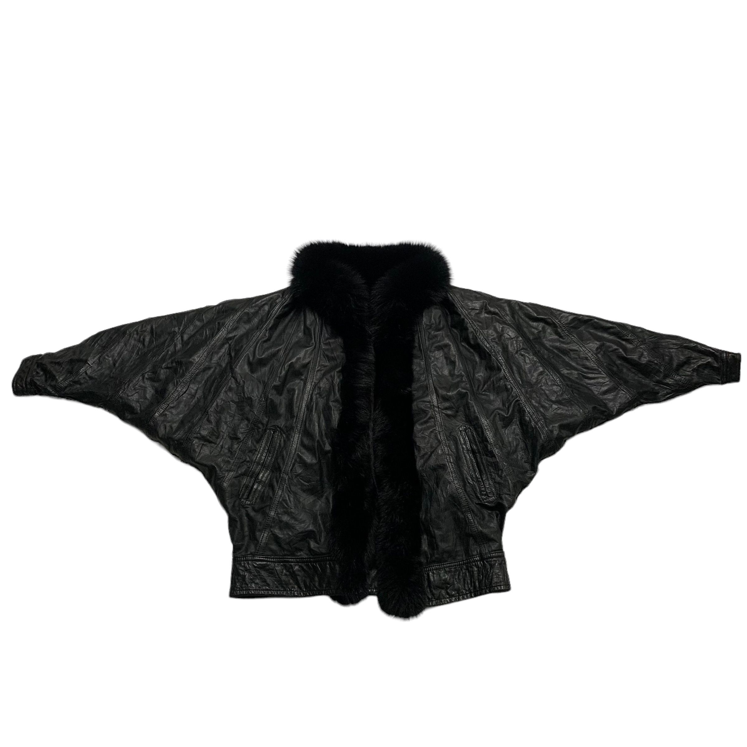 Other Japanese Brand Faux Fur Leather Jacket Size M / US 6-8 / IT 42-44 - 5 Thumbnail