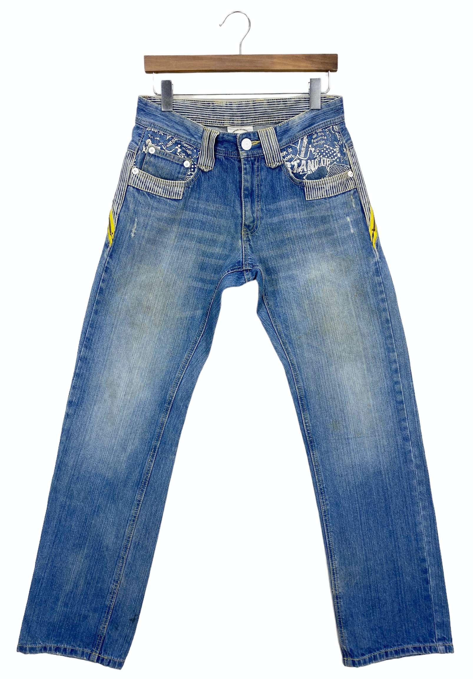 Japanese Brand Double Focus Jeans Multizipper Jeans Size US 32 / EU 48 - 2 Thumbnail