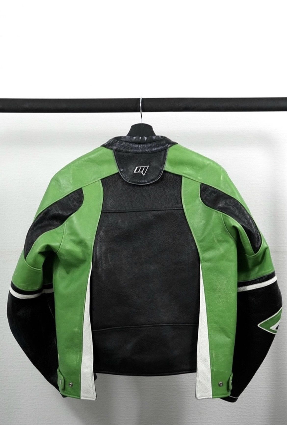 Maison Margiela Maison Margiela Bovine Leather Bi-Color Motorcycle ...