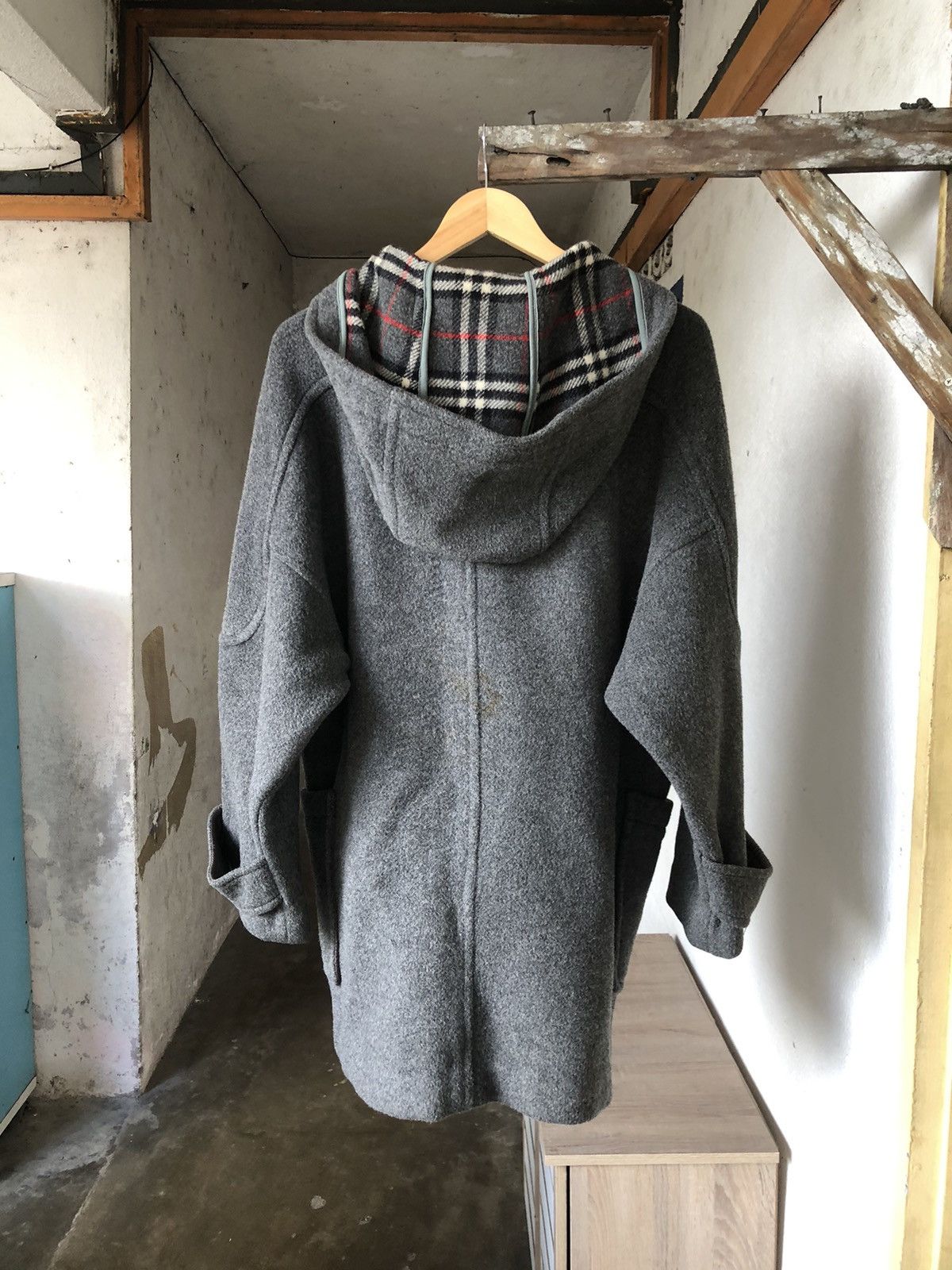 Burberry Vintage Burberry Speciality Nova Check Duffle Coat Size US M / EU 48-50 / 2 - 20 Thumbnail