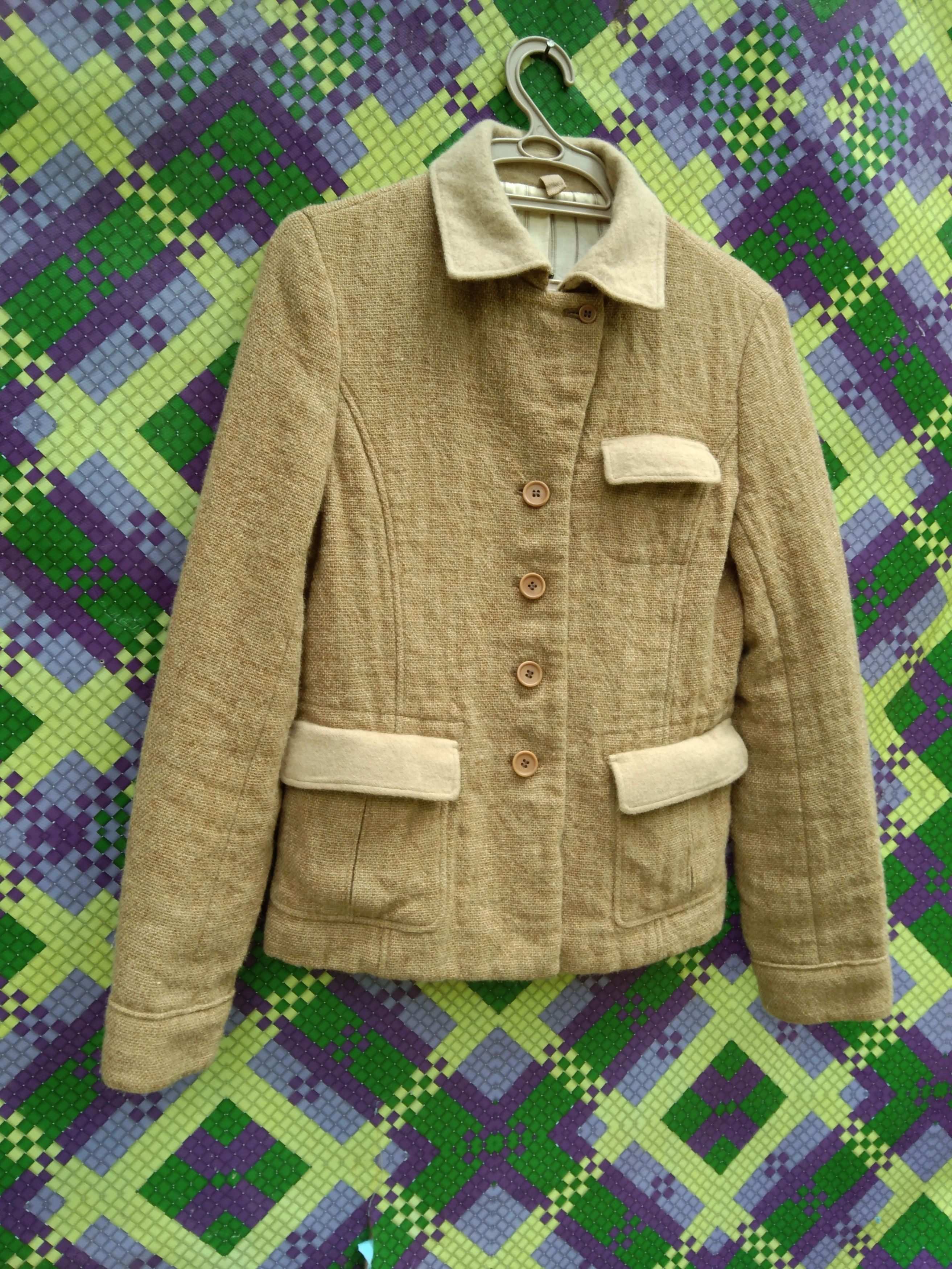 Comme Ca Ism × Japanese Brand COMME CA DU MODE TWEED JACKET Size XXS / US 00 / IT 34 - 4 Thumbnail