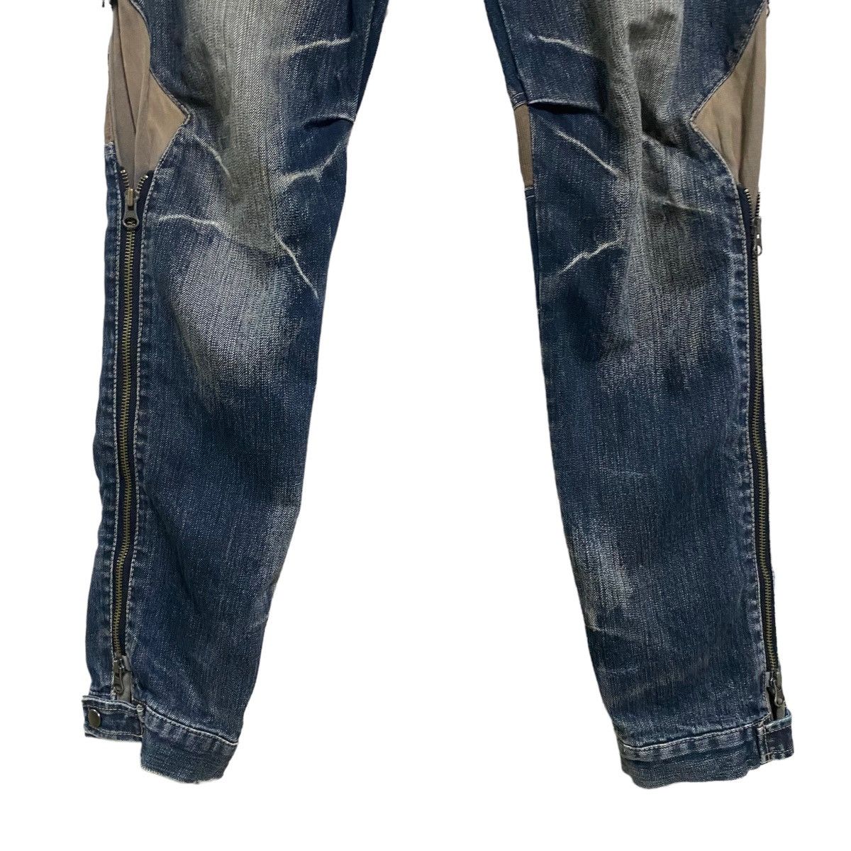 PPFM PPFM Denim Bondage Pants long zipped Size US 32 / EU 48 - 5 Thumbnail