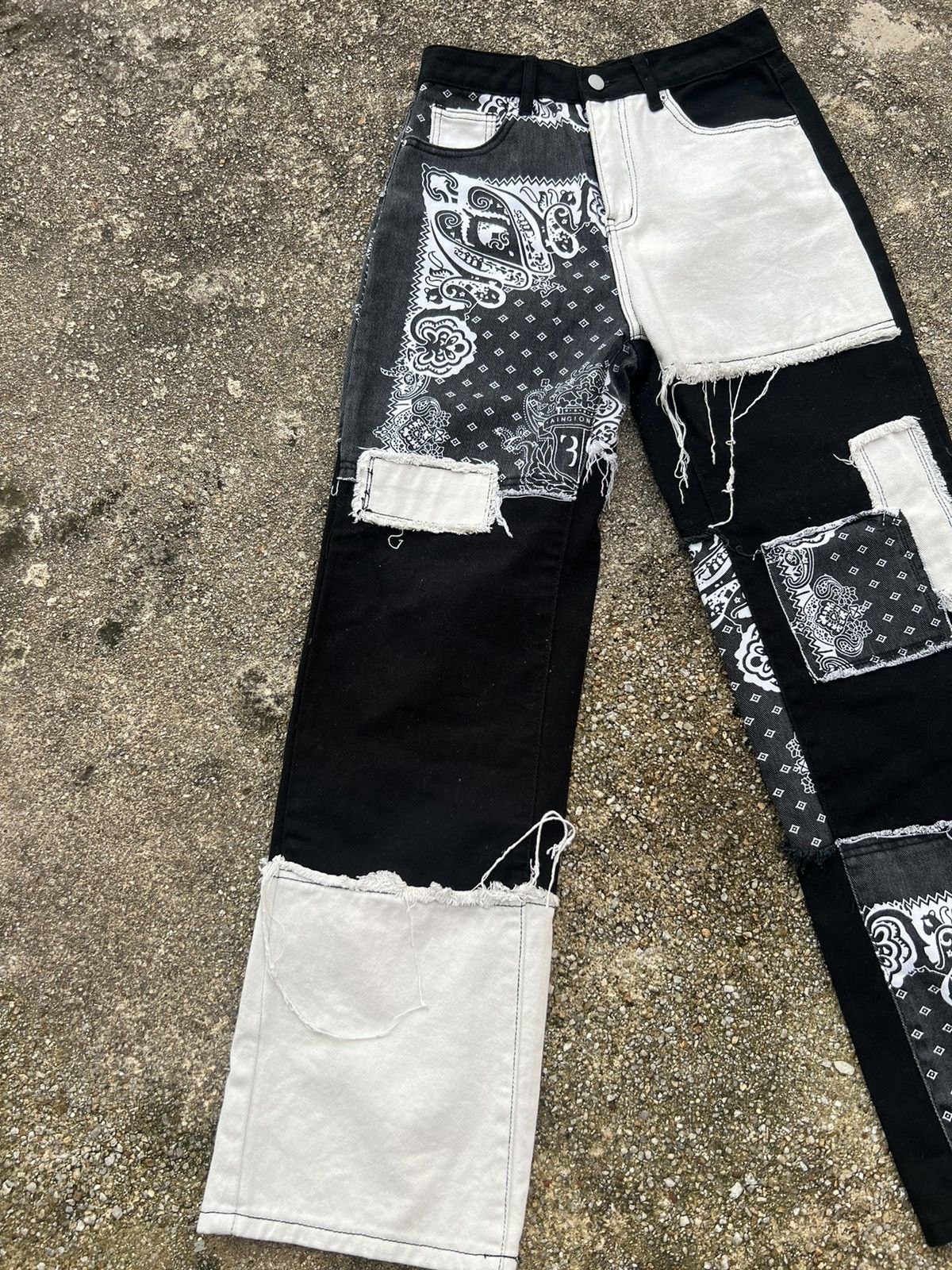 Japanese Brand Japanese Style Denim Inspired By Comme Des Garcons & Kapital Size US 28 / EU 44 - 4 Thumbnail