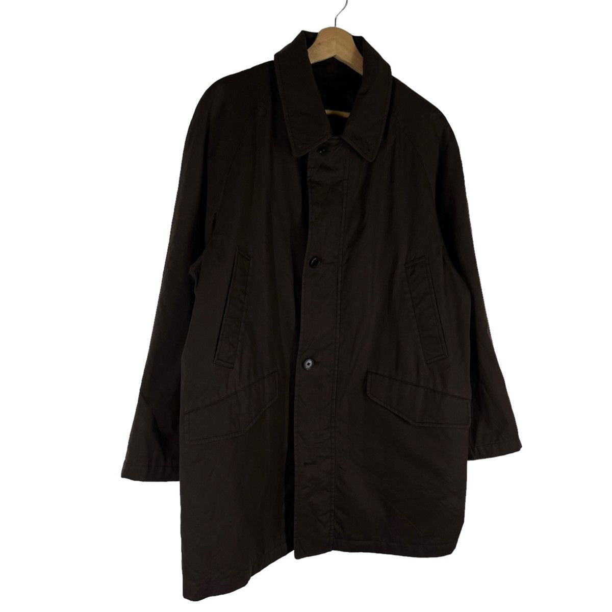 VINTAGE BURBERRY LONDON DOUBLE BREAST LONG JACKET NOVA CHECK