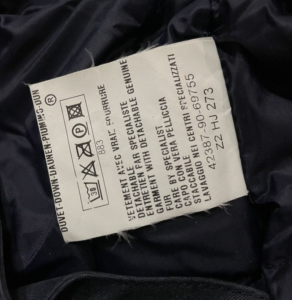 Moncler Fur Faded Down Jacket Size US M / EU 48-50 / 2 - 14 Thumbnail