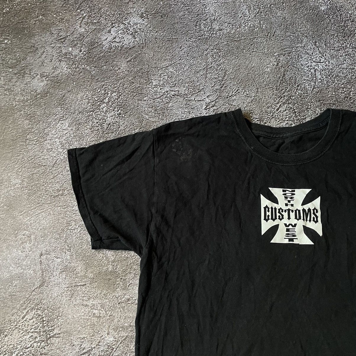 Vintage Vintage Y2K Customs Graphic Tee Punk Streetwear Black Boxy L Size US L / EU 52-54 / 3 - 9 Thumbnail