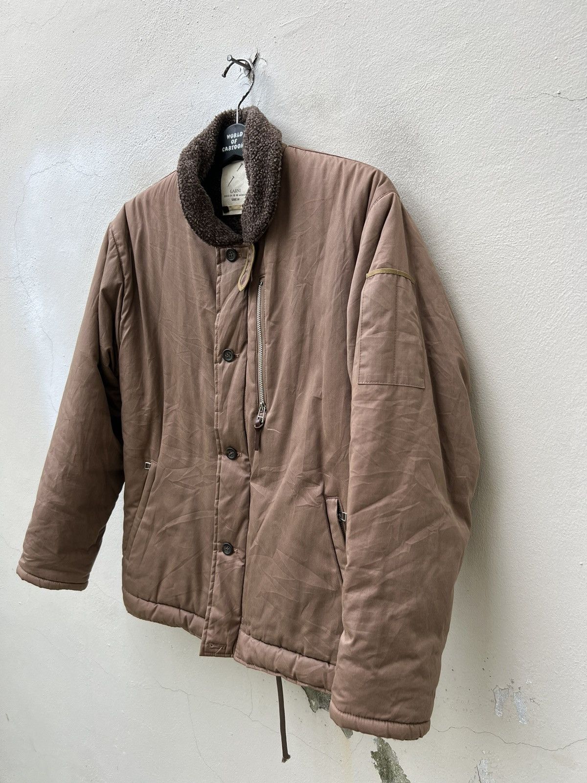 Garni 2003-04 AW Garni Coatto Sherpa Line N1 Bomber Jacket Size US M / EU 48-50 / 2 - 12 Thumbnail