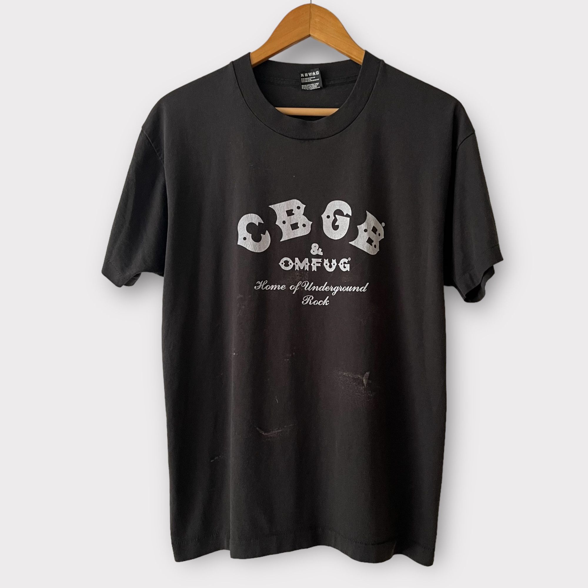 Vintage 1980s CBGB NYC Rock Club Vintage Punk Rock Tee Shirt 80s Grailed