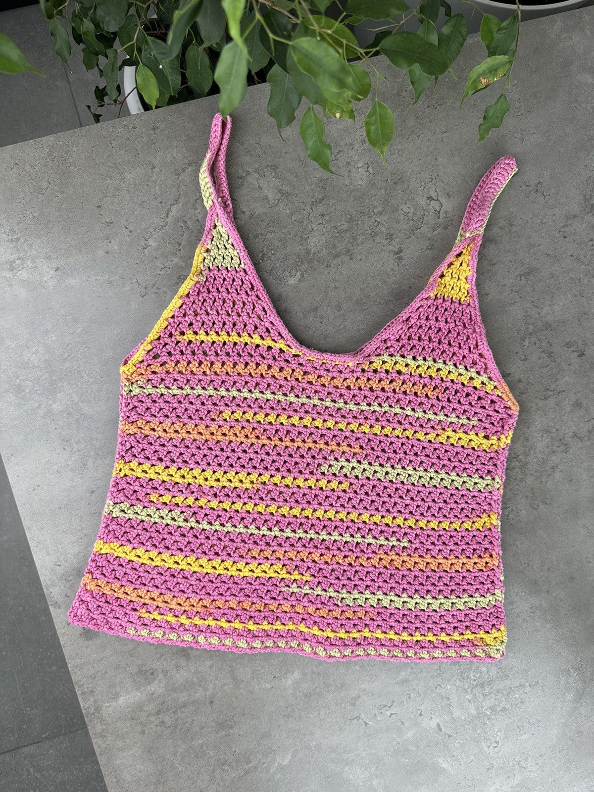 Japanese Brand Vintage Knit Tank Top Size S / US 4 / IT 40 - 1 Thumbnail