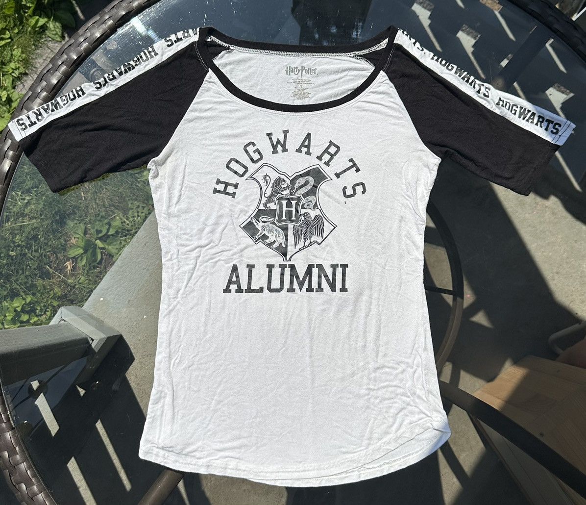 Harry Potter Hogwarts Boy's Raglan T-Shirt (13-14 Years) Grey