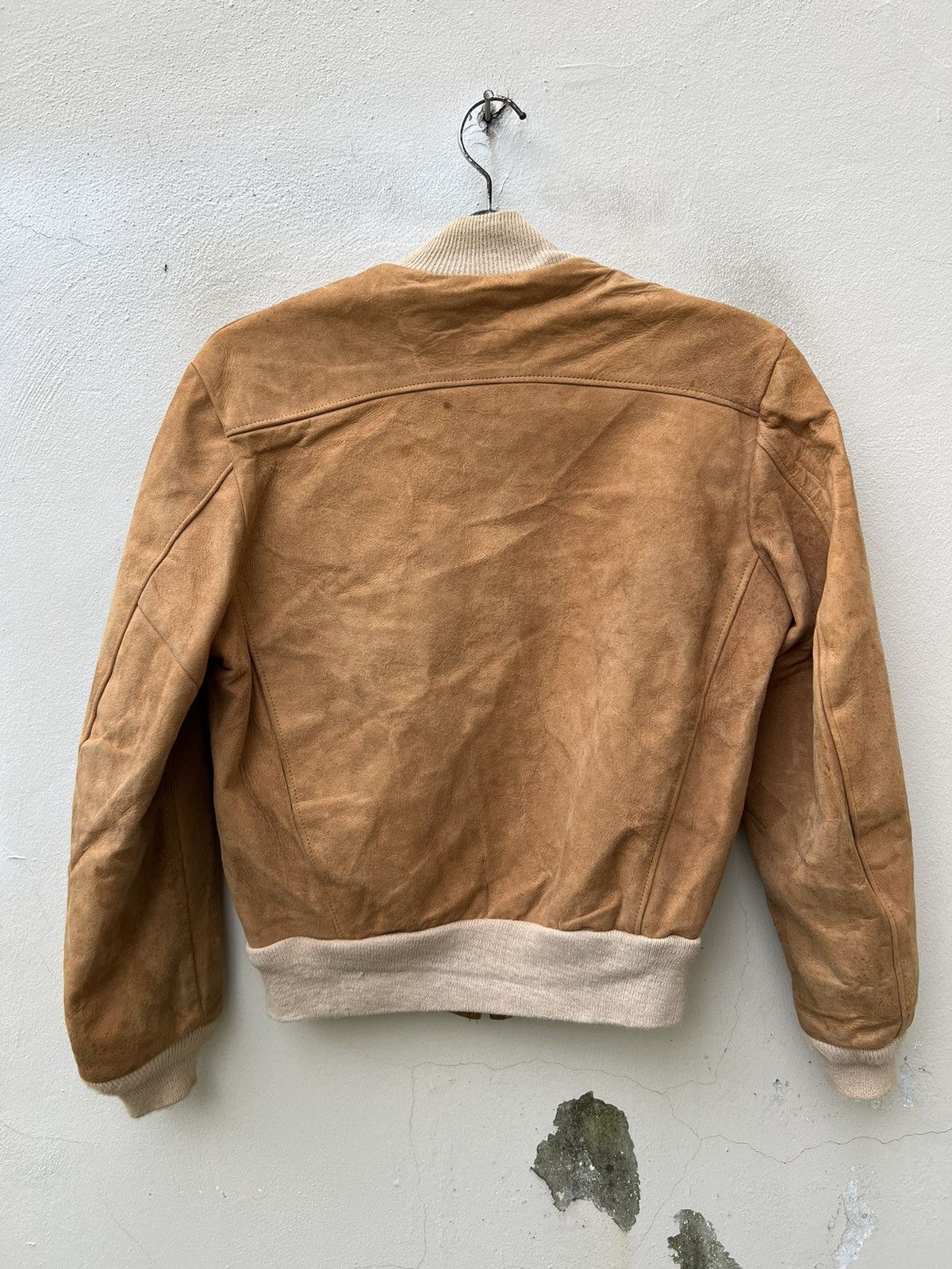 Leather 50s 60s Sierra Silton Dirty Patina Suede Leather Jacket Size US S / EU 44-46 / 1 - 14 Thumbnail