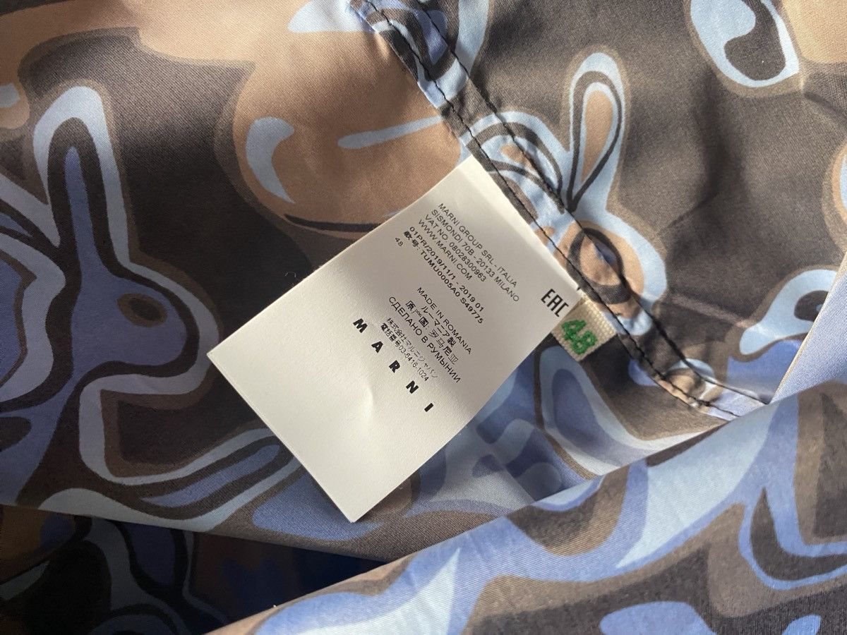 Marni SS19 Marni Dance Bunny All Over Printed Raincoat Size US M / EU 48-50 / 2 - 18 Thumbnail