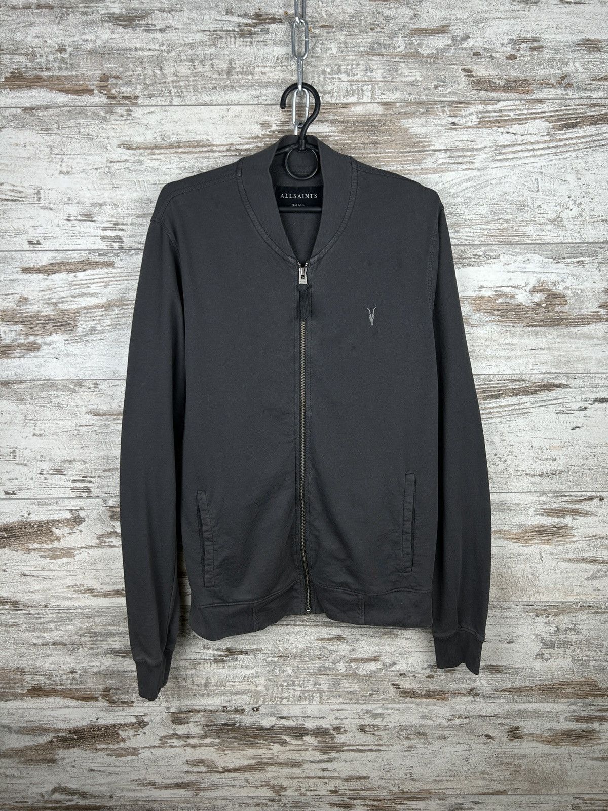 Allsaints × Japanese Brand Mens AllSaints Saturn Bomber basic cotton luxury Japanese Size US S / EU 44-46 / 1 - 1 Thumbnail