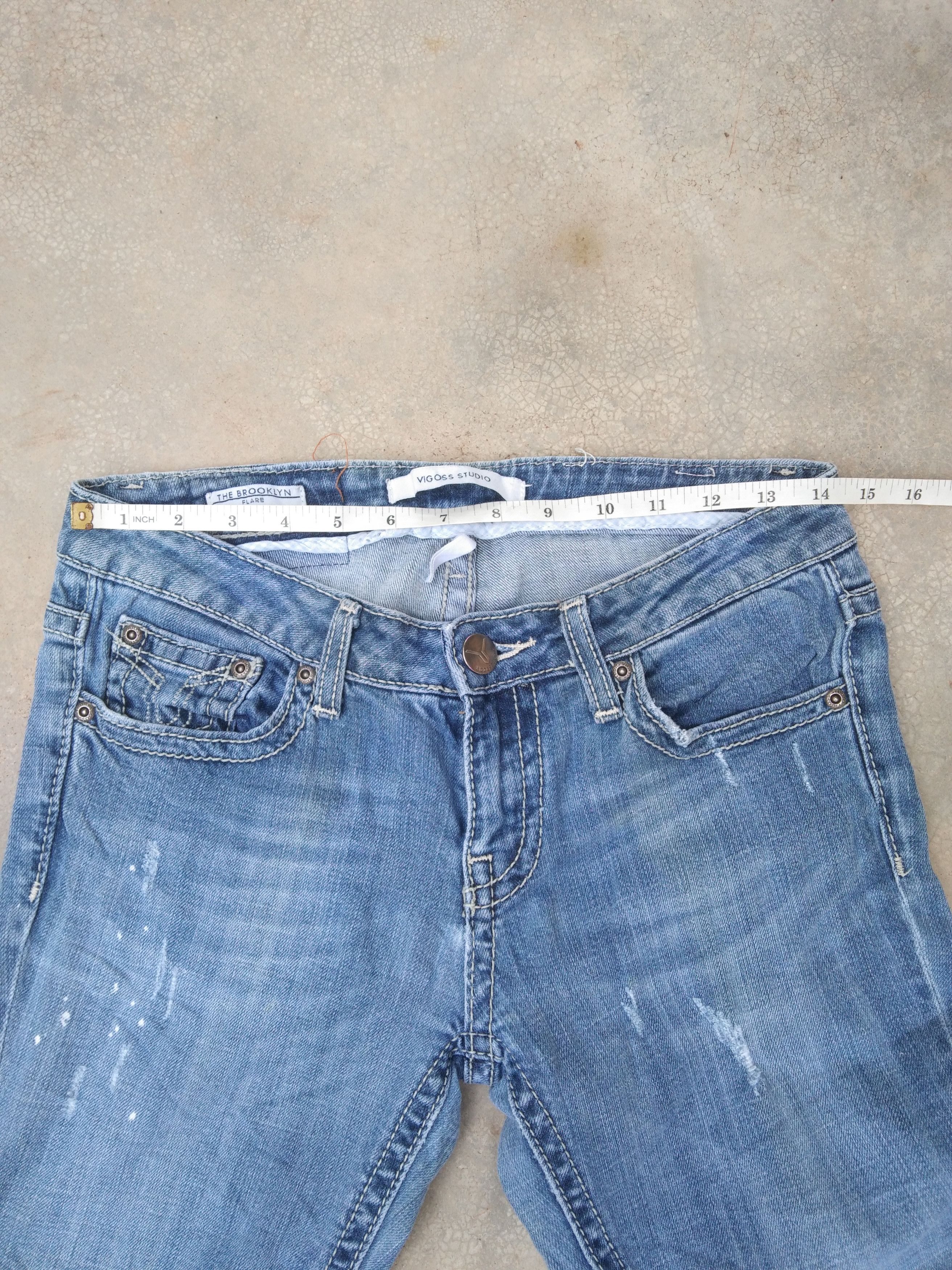 Jean Vigoss Studio The Brooklyn Flared Jeans 28x32 Size US 28 / EU 44 - 6 Thumbnail