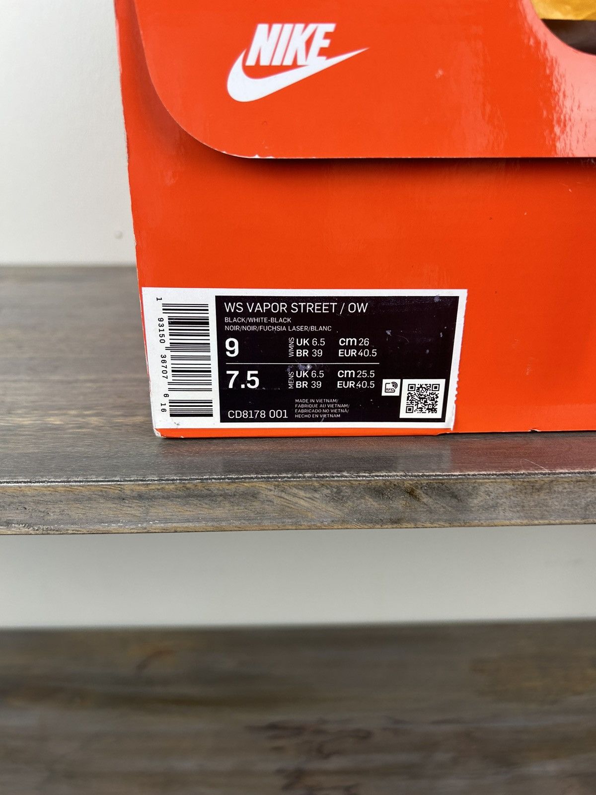 Nike × Off-White Off-White x Nike Vapor Street Size US 7.5 / EU 40-41 - 7 Thumbnail