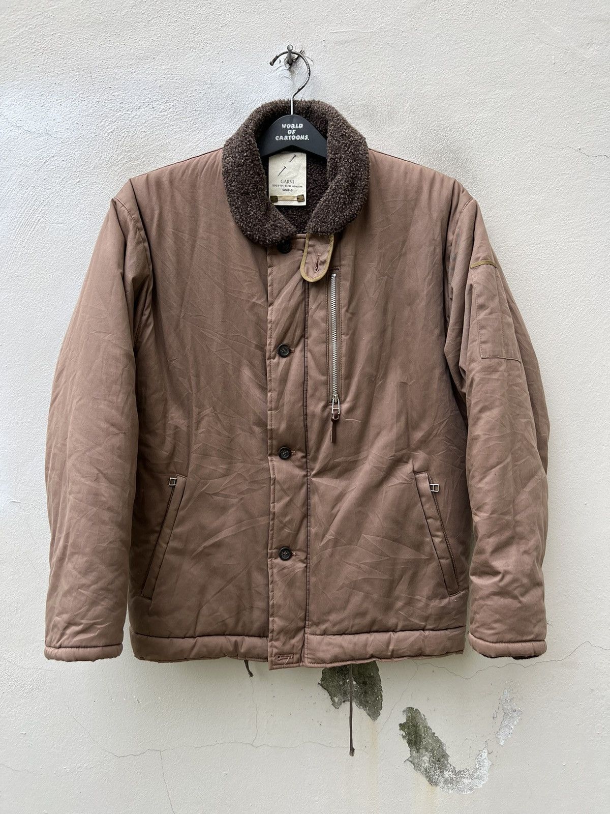 Garni 2003-04 AW Garni Coatto Sherpa Line N1 Bomber Jacket Size US M / EU 48-50 / 2 - 6 Thumbnail
