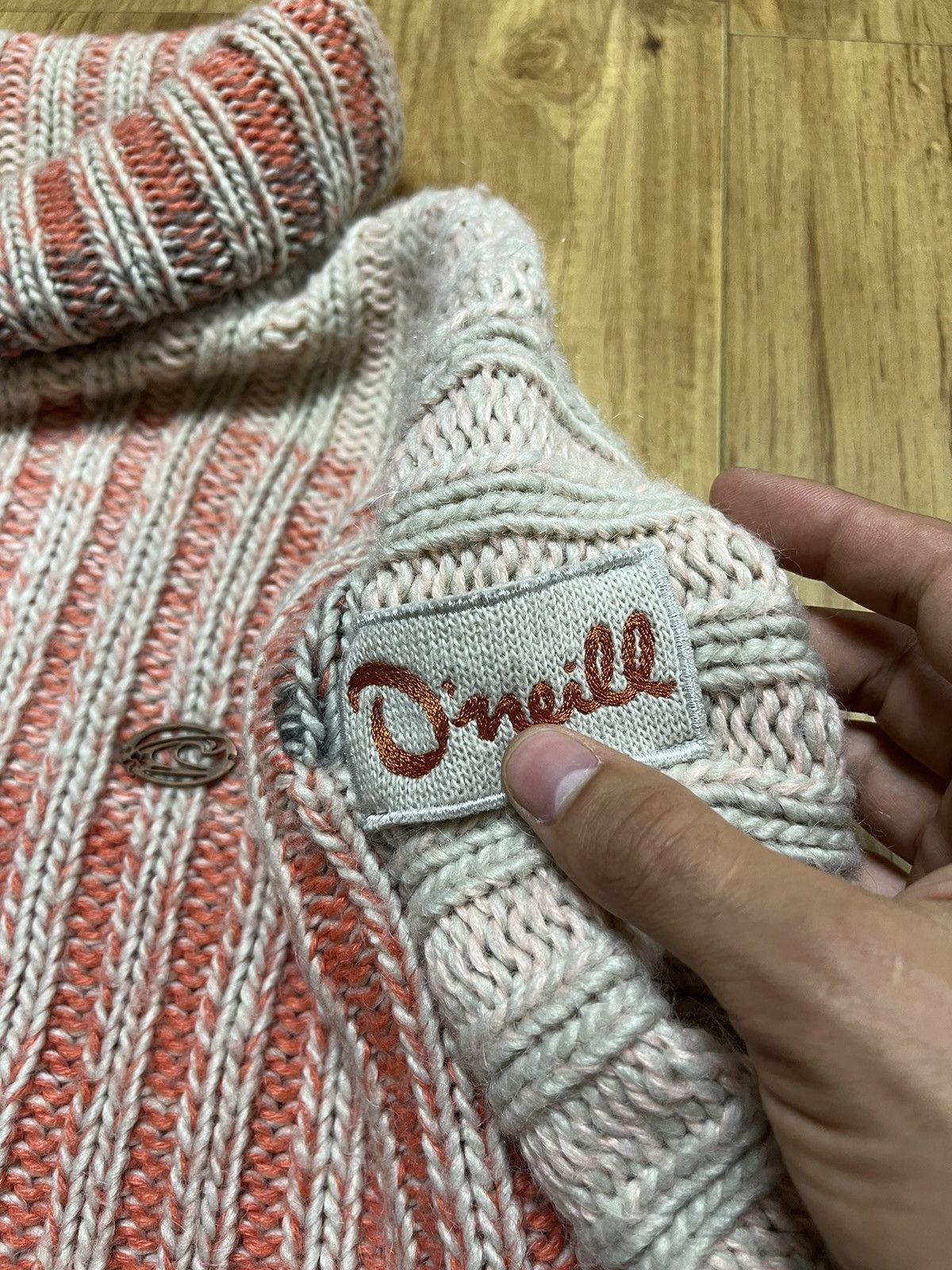 Japanese Brand × O'Neill Oneil Knit Sweatshirt Archival JP style Size L / US 10 / IT 46 - 4 Thumbnail