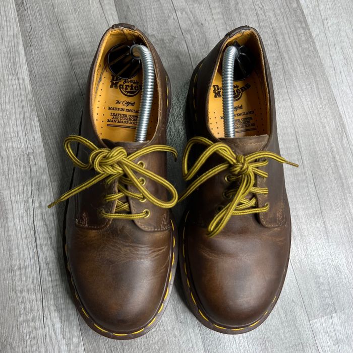 Vintage Vintage Dr. Martens Brown Leather Lace Up Chucky Oxford Shoe ...