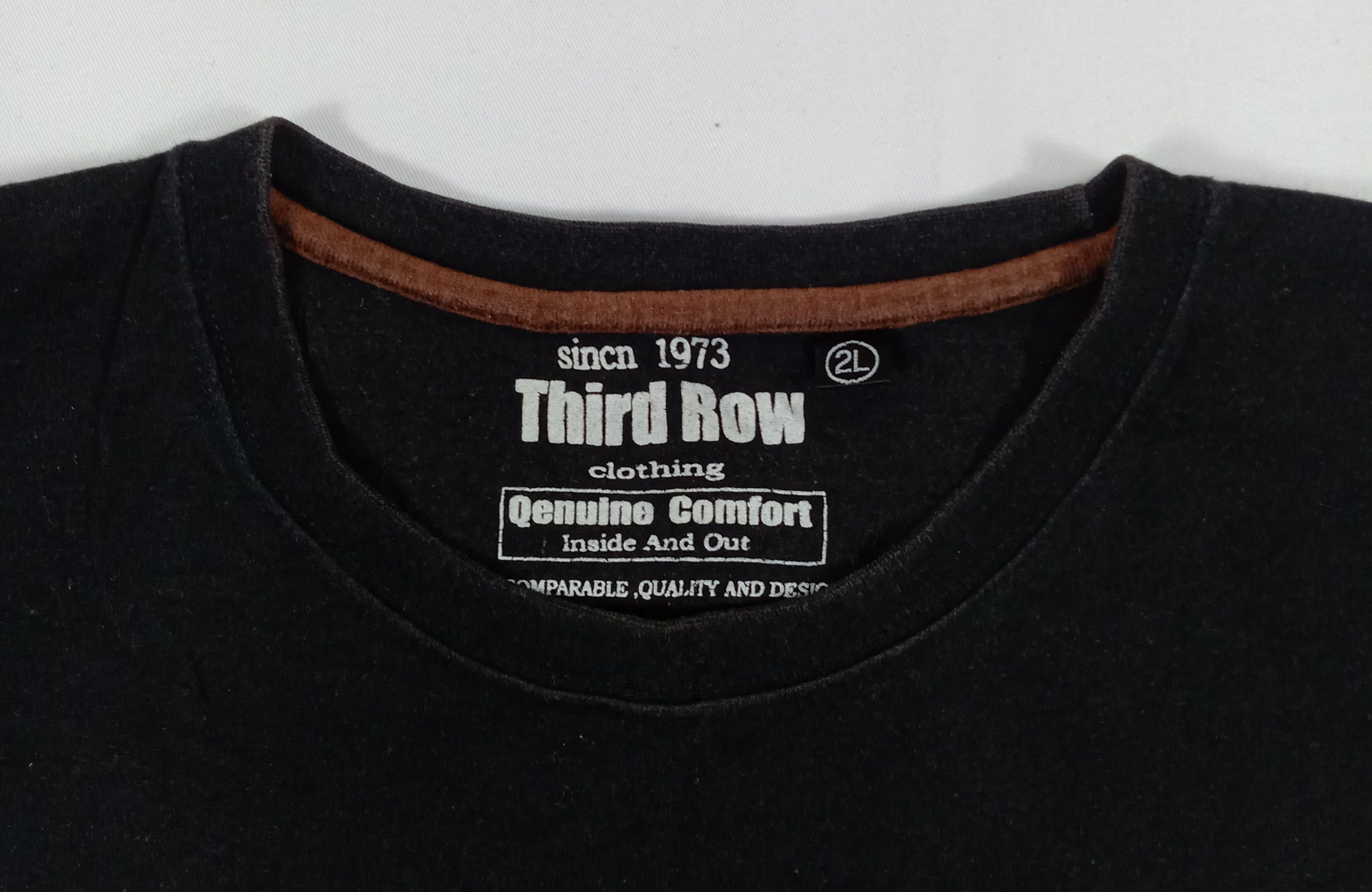 Japanese Brand Vintage Third Row Distinguished T Shirt Size US L / EU 52-54 / 3 - 3 Thumbnail