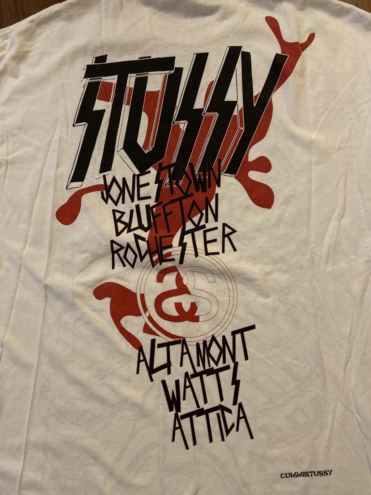 Stussy Stussy World Tour Invisible Man T-shirt Size US XL / EU 56 / 4 - 4 Thumbnail
