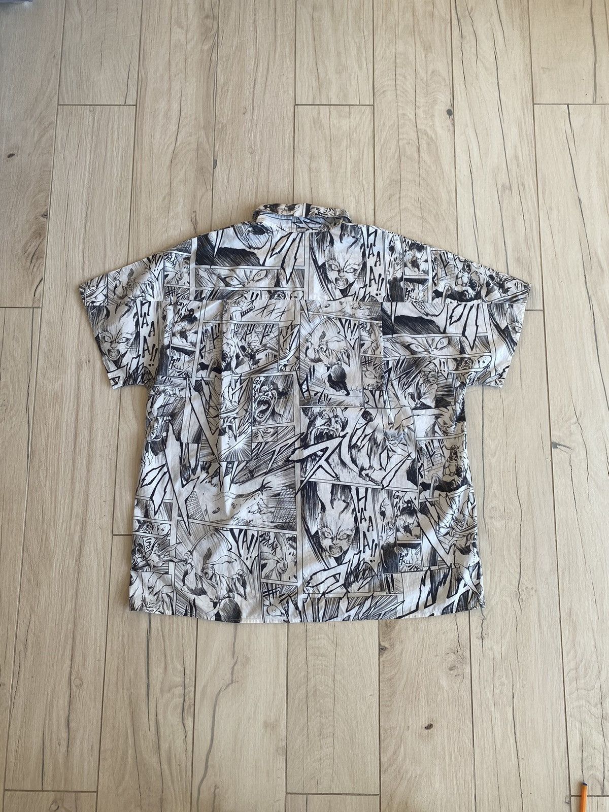 Alexander McQueen Sample! Alexander Mcqueen Anime All Over Printed Shirt Size US M / EU 48-50 / 2 - 6 Thumbnail
