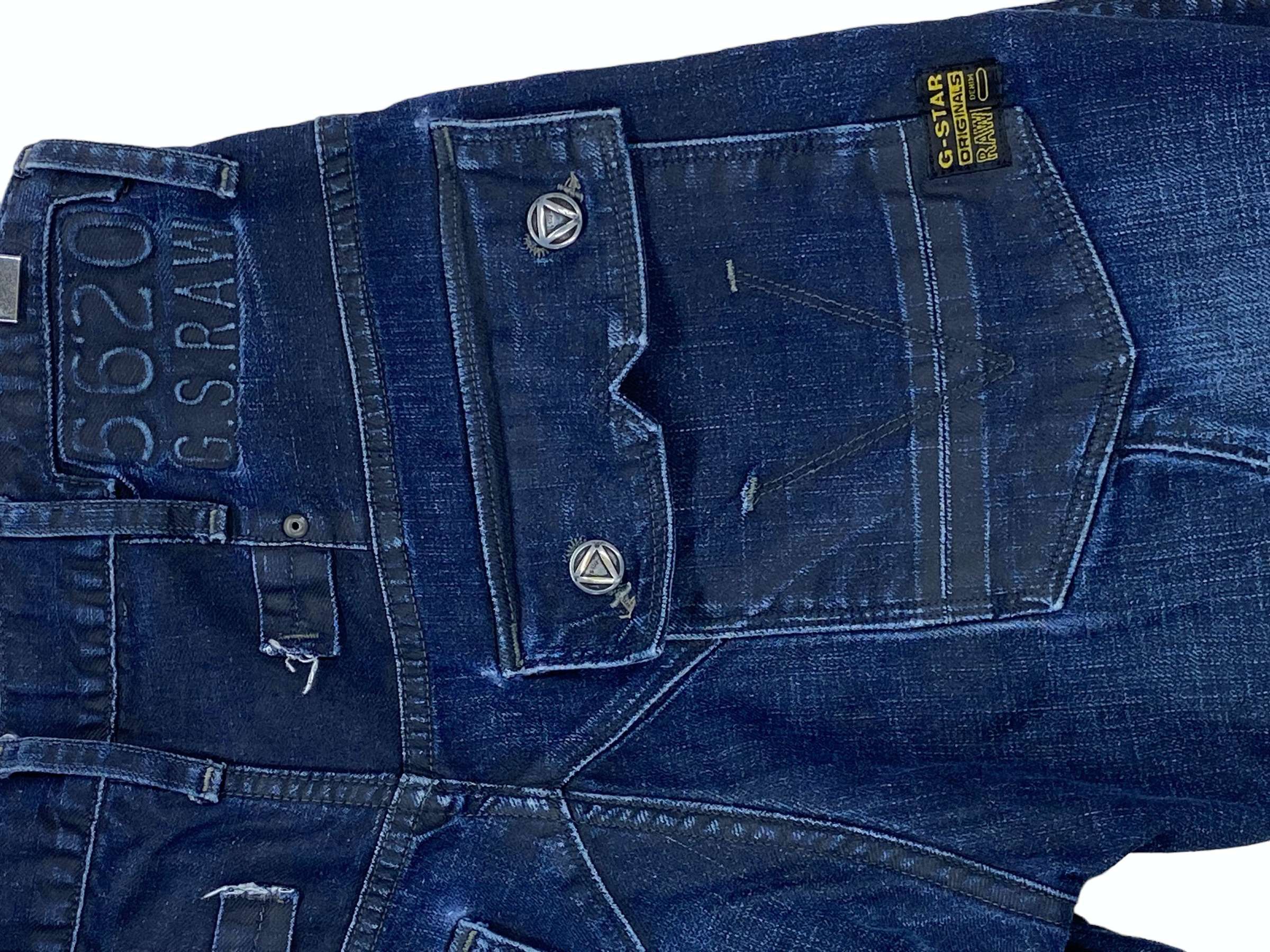G-Star GStar Raw Jeans Knee Distressed Jeans Pants Size US 30 / EU 46 - 11 Thumbnail