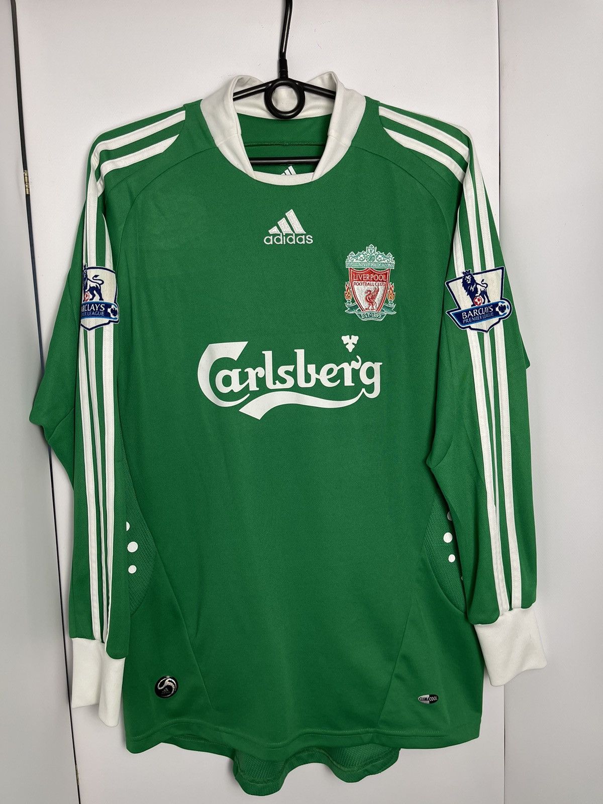 liverpool carlsberg jersey green